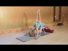 Carrie Owerko Water Eka Pada Viparita Dandasana Youtube Iyengar Yoga Gentle Yoga Yoga Videos