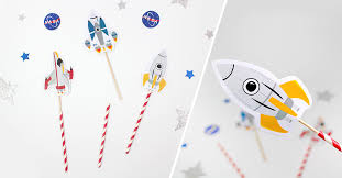 Briefpapier und malvorlagen kostenlos fur kleinkinder kindergartenkinder und erwachsene. Fliegende Raketen Diy Bastelideen Esistmeins