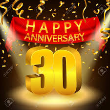 4.7 out of 5 stars 47. Happy 30th Anniversary Celebration With Golden Confetti And Spotlight Royalty Free Cliparts Vectors And Stock Illustration Image 49921606