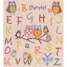Grille broderie vierge imprimer 3. Kits Broderie Abecedaires Alphabets Point De Croix 129525 Univers Broderie