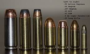 list of handgun cartridges wikipedia