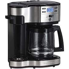 Other features include 5 temperature settings and a strength control setting that leaves you in charge of how bold your brew is. Buy Hamilton Beach 2 Way Brewer Coffee Maker Single Serve And 12 Cup Pot Stainless Steel 49980a Carafe Online In Germany B00ei7dppi