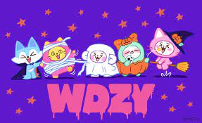 All orders are custom made and most ship worldwide within 24 hours. Wdzy On Twitter Line Friends Halloween Wallpaper Itzy