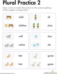 This video is all about singular and plural nouns. Irregular Plurals Plural Practice 2 Worksheet Education Com