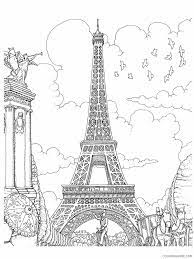 She has a big dream: Paris Coloring Pages Cities Educational Paris 10 Printable 2020 342 Coloring4free Coloring4free Com