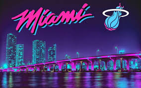 City skyline of building wallpaper, sunset, the ocean, miami. Free Download Image Result For Miami Vice Aesthetic Synthwave Art Vaporwave 1080x1080 For Your Desktop Mobile Tablet Explore 44 Vice Background Miami Vice Wallpapers Vice Movie Wallpapers Grand Theft