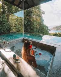 Daydream From The Bathtub Or From The Infinity Pool Decisions Decisions Luckily Our Retail Partner The Four Seasons Res Instagram Travel Barrier Island