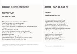 What Do The Poems Have In Common A Both Develop An Appreciative Tone Toward Their Subject B Both Brainly Com
