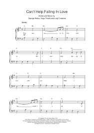Can T Help Falling In Love Sheet Can T Help Falling In Love Piano Sheet Music Free Keyboard Sheet Music Saxophone Sheet Music