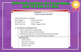 We did not find results for: Rpph Paud Kurikulum 2013 Untuk Materi Anak Tk B Usia 4 5 Tahun Pendidikan Anak Usia Dini
