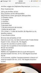 Epingle Par Anne Sophie Bernard Sur Recettes Magimix Recette Magimix Lentilles Vertes Concentre De Tomate