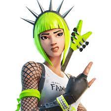 The six string back bling is bundled with this outfit. Fortnite Update Leaked Power Chord Rogue Green Fortnite Skin Style Fortnite Insider