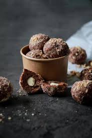 Energy Ball Choco Noisettes Food Chocolate Cookie Chocolate