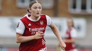 Beth mead of arsenal celebrates with teammates after scoring her team's first goal during the uefa women's champions league quarter. Ruby Mace Birmingham City Sign Arsenal Midfielder On Dual Contract Bbc Sport