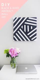 Black And White Wall Art Ideas 36 Easy Diy Wall Art Ideas To Make Your Home More Stylish Diy Canvas Art Simple Wall Art Diy Painting