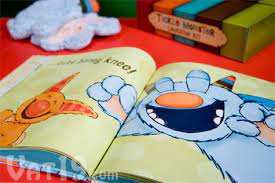 A fun and rhyming bedtime story for kids. Tickle Monster Laughter Kit Includes Book And Tickling Gloves