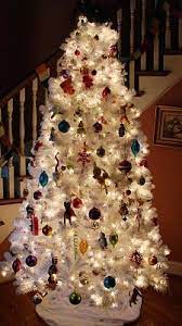 White Christmas Tree From Garden Ridge I Need This It Has Tinsel Mixed In On The Branches Christmas Tree Christmas Decorations White Christmas Tree