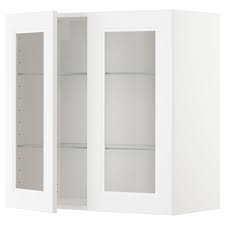 Metod Weiss Wandschrank Mit Boden 2 Glasturen Frame Colour Weiss Wandschrank Ikea Und Hochschrank