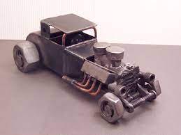 This Welded Art Is Nuts And Bolts Make Welding Projects Scrap Metal Art Metal Welding