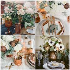 Copper Wedding Thrift Store Wedding Decorations Decor Table Decorations Copper Wedding