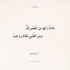 شعر ابن الرومي غادة زانها من الغصن قد عالم الأدب Islamic Quotes Arabic Love Quotes Love Quotes
