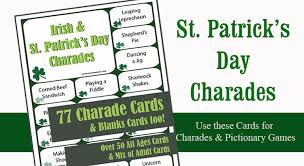 See more ideas about pictionary words, pictionary, words. St Patrick S Day Charades
