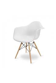 Kollu Beyaz Eames Sandalye Daw Eames Sandalye Dekor