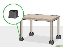 3 Ways To Raise The Height Of A Table Table Height Table Kitchen Table Legs