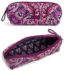Vera Bradley Quilted Signature Cotton Iconic Cosmetic Brush Pencil Case Https Trave Vera Bradley Pencil Pouch Vera Bradley Backpack Campus Cute Pencil Case