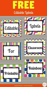 Free Printable And Editable Labels For Classroom Nastaran S Resources Classroom Labels Printables Classroom Labels Classroom Labels Free
