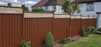 A well built wooden fence can afford a measure of security and privacy. St Ives Colourfence