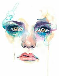 Marion Bolognesi Watercolor Portraits Watercolor Face Art