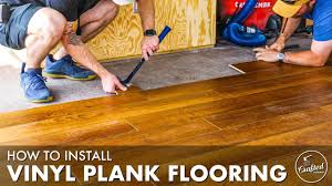 How To Install Vinyl Plank Flooring Tutorial For Beginners Home Reno Youtube
