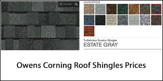 Whether you need to match shingles to what's already existing or you're redoing your whole roof and considering a new look, we have black roof shingles, brown roof shingles, white roof shingles, red roof shingles and other colors to choose from. Owens Corning Shingles Prices 2021 How Much Do Owens Corning Duration Roof Shingles Cost