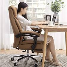 Qnn Desk Chair Office Chairs With Footrest And High Back Support Durable And Stable Height Adjustable Ergonomic Executive Office Chairs Chair Foot Rest