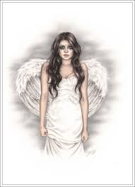 Zindy Zone Dk Fantasy Drawings The Walk Angel Angel Drawing Fantasy Drawings Dark Art Tattoo
