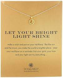 Dogeared Reminder Let Your Bright Light Shine Sun And Moon Pendant Necklace 16 25 Find Out More About Th Moon Pendant Necklace Moon Pendant I Love Jewelry