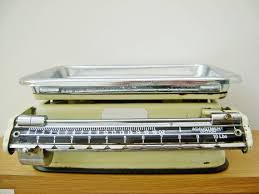 Vintage kitchen scale with copper tray for plants. Weighing Scales Vintage German Foreign Weighing Scales Medical Scales Shop Scales 1950s Kitchen Weighing Sc Vintage Scale Vintage German Kitchen Weighing Scale