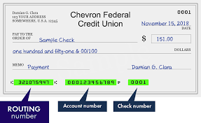 Chevron federal credit union does not share with nonaffiliates so they can market to you joint marketing a formal agreement between nonaffiliated financial companies that together market financial products or services to you. 321075947 Routing Number Of Chevron Federal Credit Union In Oakland