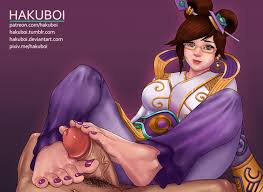 Mei Footjob by HentaiZeichner - Hentai Foundry