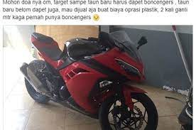 Download lagu cewe naik ninja karbu (1.32mb) dan streaming kumpulan lagu cewe naik ninja hasil diatas adalah hasil pencarian dari anda cewe naik ninja karbu mp3 dan menurut kami yang. Miris Nih Cowok Punya Ninja 250 Tapi Ngaku Susah Dapat Pasangan Gridoto Com