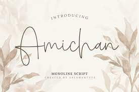 Amichan Font by salamahtype · Creative Fabrica