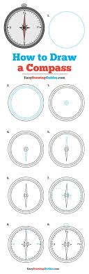 Learn how to draw a compass for kids easy and step by step. How To Draw A Compass Really Easy Drawing Tutorial