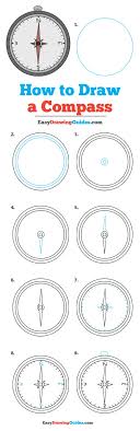 Learn how to draw a compass for kids easy and step by step. How To Draw A Compass Really Easy Drawing Tutorial