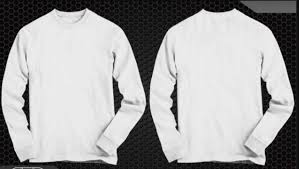 Gambar Baju Polos Warna Putih Depan Belakang 11 Desain Kaos Lengan Panjang Paling Lengkap 2019 Styles Download Mau Tau Ap Kaos Kaos Sablon Lengan Panjang