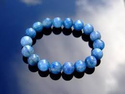 Kyanite 10mm Natural Gemstone Bracelet 6 9 Elasticated Gemstone Bracelet Gemstone Bracelets Gemstones