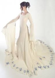 Medieval Fairy Themed Wedding In 2021 Fantasy Wedding Dresses Fairy Wedding Dress Elf Wedding Dress
