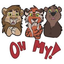 Lions And Tigers And Bears Oh My Essential T Shirt By Terrawolfdog Lions Bear Furry