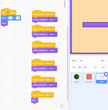 Create a backdrop of maze using scratch using new backdrop, where you can draw with paint tools. How To Make A Game On Scratch With Levels Intermediate Kids 8 Juni Learning