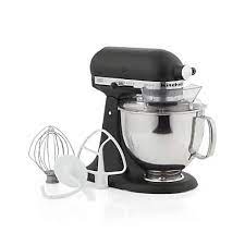 It's a tribute to the many years of making history with our passionate cook. Kitchenaid Ksm150psbm Artisan Matte Black Stand Mi Reviews Crate And Barrel